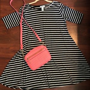 Black Striped Dress